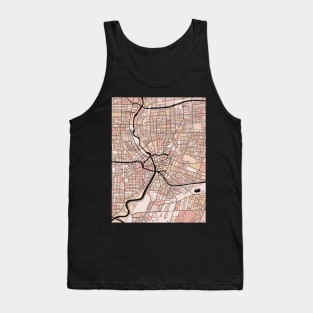 Rochester Map Pattern in Soft Pink Pastels Tank Top